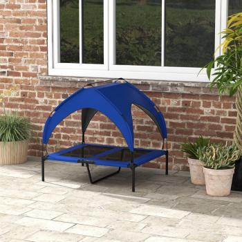 PawHut Cooling Raised Dog Bed for M/L Dogs