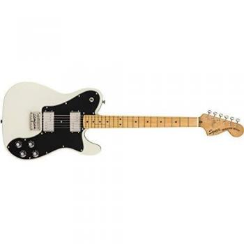 Squier Classic Vibe '70s Telecaster Deluxe Electric Guitar, Maple, Olympic White