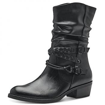 MARCO TOZZI Cowboy Stiefelette, Blockabsatz, Kurzstiefel