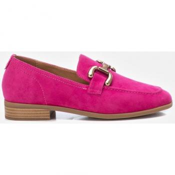 Mocasines planos de mujer fabricados en piel