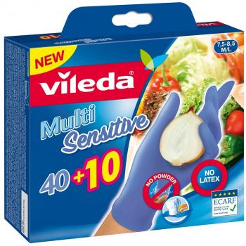 Guanti Vileda Multisensitive 50 pezzi (40 + 10)
