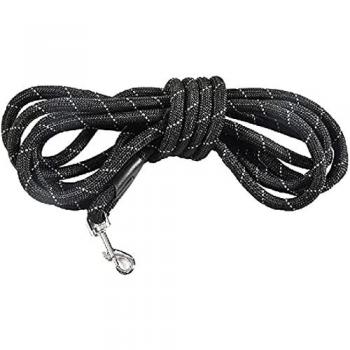 Laisse Chien Bobby Longe Walk 10 m Noir
