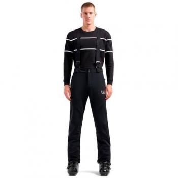 EA7 Pantalón de Nieve Deportivo Hombre Negro L