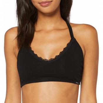 LIVING CRAFTS Nachhaltiges Damen-Bustier Schwarz – Bio‑Baumwolle (Gr. S)