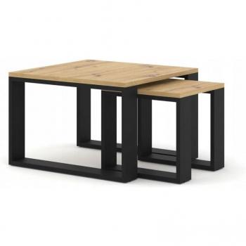 Mesa de Appoint Nuka M – Doble con Acabado en Cerezo