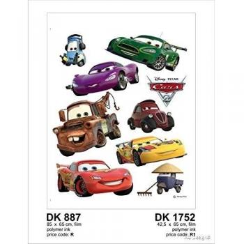 Stickers XXL Cars Flash McQueen et Martin