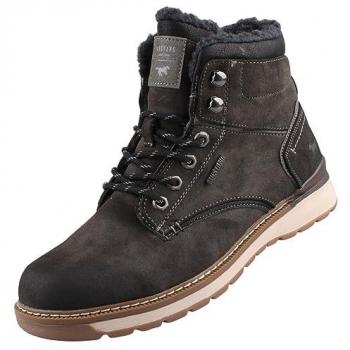Mustang Herren Stiefel gefüttert grau 4141-604-20