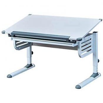 Bureau SKALARE blanc/gris MDF Inter Link