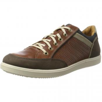 Jomos Sneakers Nubuk Glattl Cappuccino Cognac 45