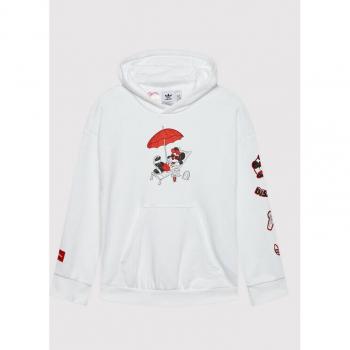 Adidas Felpa Relaxed Fit Bianca Mickey e Amici