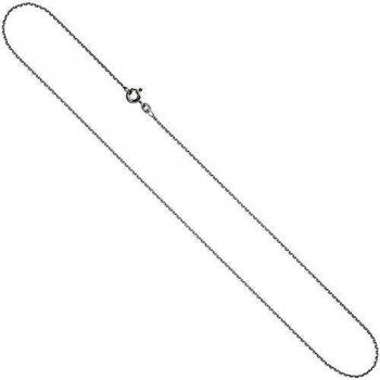 Ankerkette 585 Weißgold 1,3 mm 36 cm mit Federring