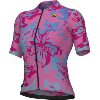 Alé Velotrikot Women's Honolulu S/S Jersey Pink Größe L