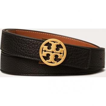 Tory Burch Black Female XS Dual‑Sided Reversible Belt