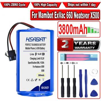 HSABAT 3800mAh Neatsvor X500/X600 Replacement Battery
