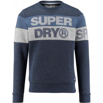 Superdry Herren Pullover Gym Tech Cut Marine (52) XL