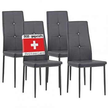 Albatros Esszimmerstühle DIAMOND 4er Set
