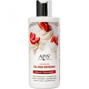 Apifresh Creamy Strawberry Duschgel 300 ml, pflegend und erfrischend