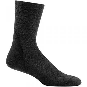Herren Darn Tough Light Hiker Micro Crew in XXL – schwarz, schaumgefüllte Sohle