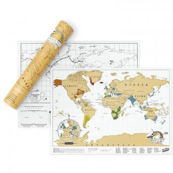 Travel Journal Alternative & Travel Gifts Scratch Map