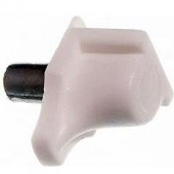 Bookcase Shelf Support White Plastic Peg Metal Pin Stud 5mm