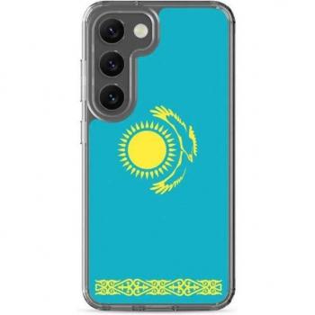 S23 Plus 3‑D Printed Phone Skin – Kazakhstan Flag Edition, Elastic, Multi‑Hue