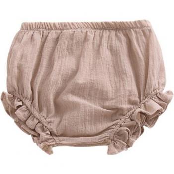 Short d'été pour bébés en couleur unie
