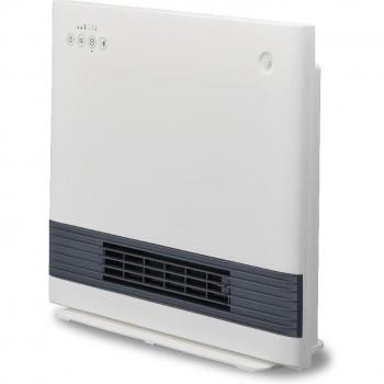 RapidWarm Doshisha Ceramic Heater – 2‑Stage, White, Auto‑Off, Wide Tip