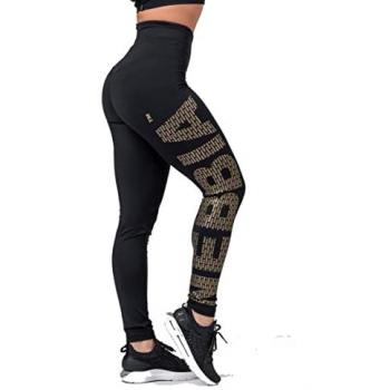 Nebbia Leggings Oro Stampa 827 Nero XS