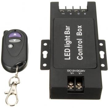 12-24V LED Light Bar Remote Control Battery Box with Flashing Options