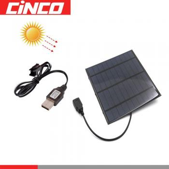 Solar Panel Charger for Ni-Cd Ni-MH Batteries with USB Output