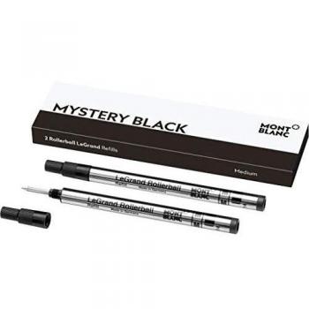 Montblanc M‑Size Rollerball Refill Set, Mystery Black
