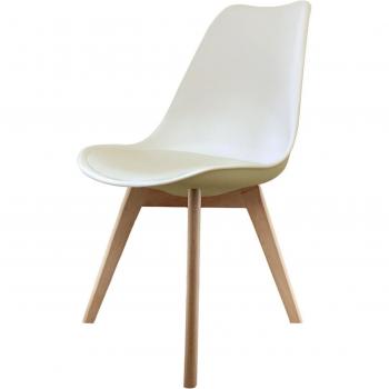 Fusion Living Soho Plastic Chair with Square Legs