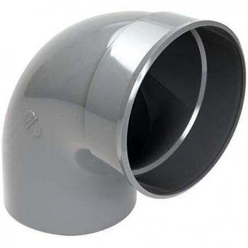 Coude PVC 87°30 Mâle et Femelle Ø140 mm