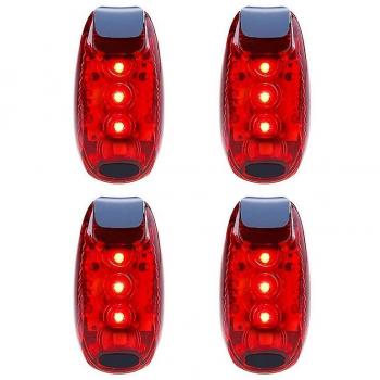 Lumières de vélo rouges étanches