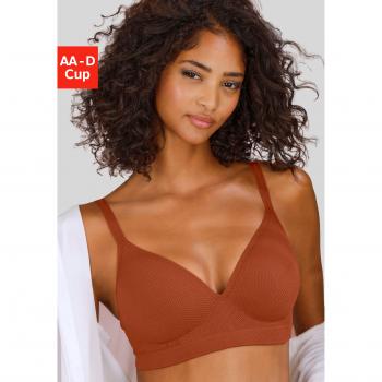 LASCANA Push-up-BH für Damen, Cup D, Chili