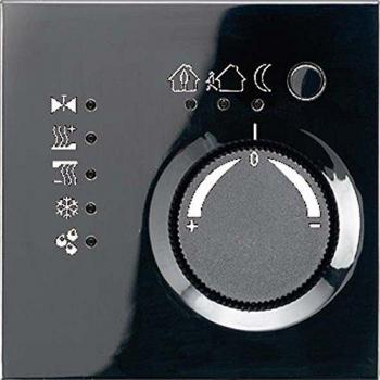 Termostato Ambiente JUNG LS2178SW KNX Nero