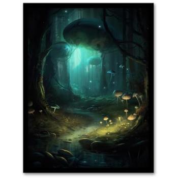 Luminous Woodland Dreamscape Print