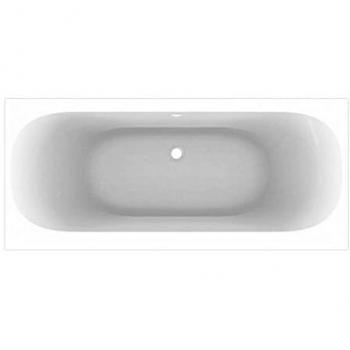 Geberit Soana Baignoire Blanc avec Trop-plein