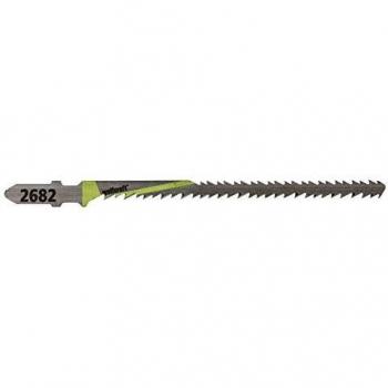 Wolfcraft Variocut – Deux lames de scie sauteuse 85 mm T‑shank vert