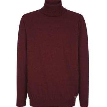 Dunkelrote Herrenpullover JOLIETTO – Größe 60, 100 % Baumwolle