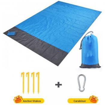 Coperta Antisabbia 200x145 cm – Colore Blu