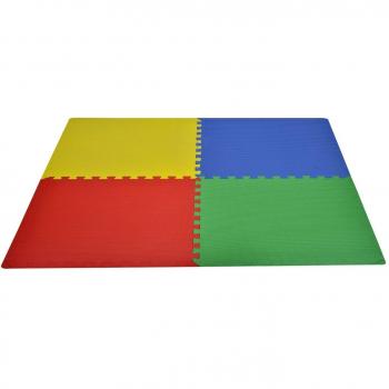 Set di Tappeti Bimbi ONSUNNY HOMCOM 60x60 cm – 8 Pezzi in Materiale Isolante