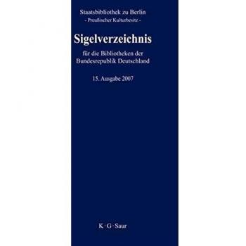 Sigelverzeichnis Fur Die Bibliotheken Der Bundesrepublik Deutschland