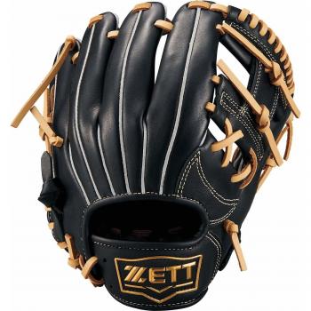 Zett All‑Purpose Left‑Throwing Glove – Black & Pastel Brown (1932)