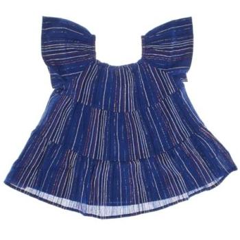 Vestido Azul de Rayas Brillantes para Bebé 664677