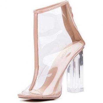 Gdgydh Women's Summer High Heels Ankle Boots