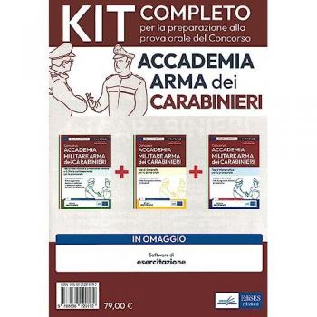 Kit completo per prova orale Concorso Accademia Arma Carabinieri. Con software di simulazione