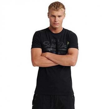 Tonal Tape Camisa Superdry Black Large