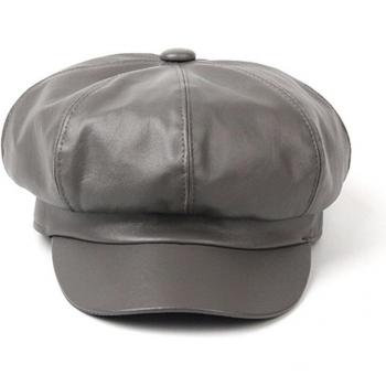 MAXSITI U Damenkappe aus PU mit Achteck-Design