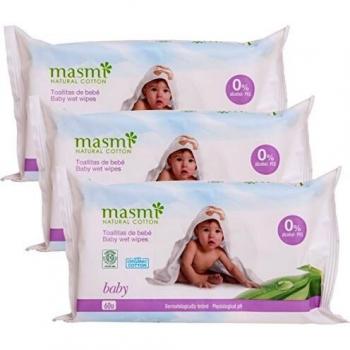 Masmi Toallitas Bebé 0% Alcohol 60 unidades